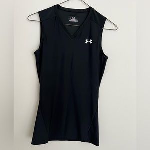 Under Armour Fitted Black Tank